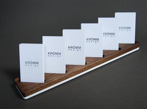 vertical business card holder display